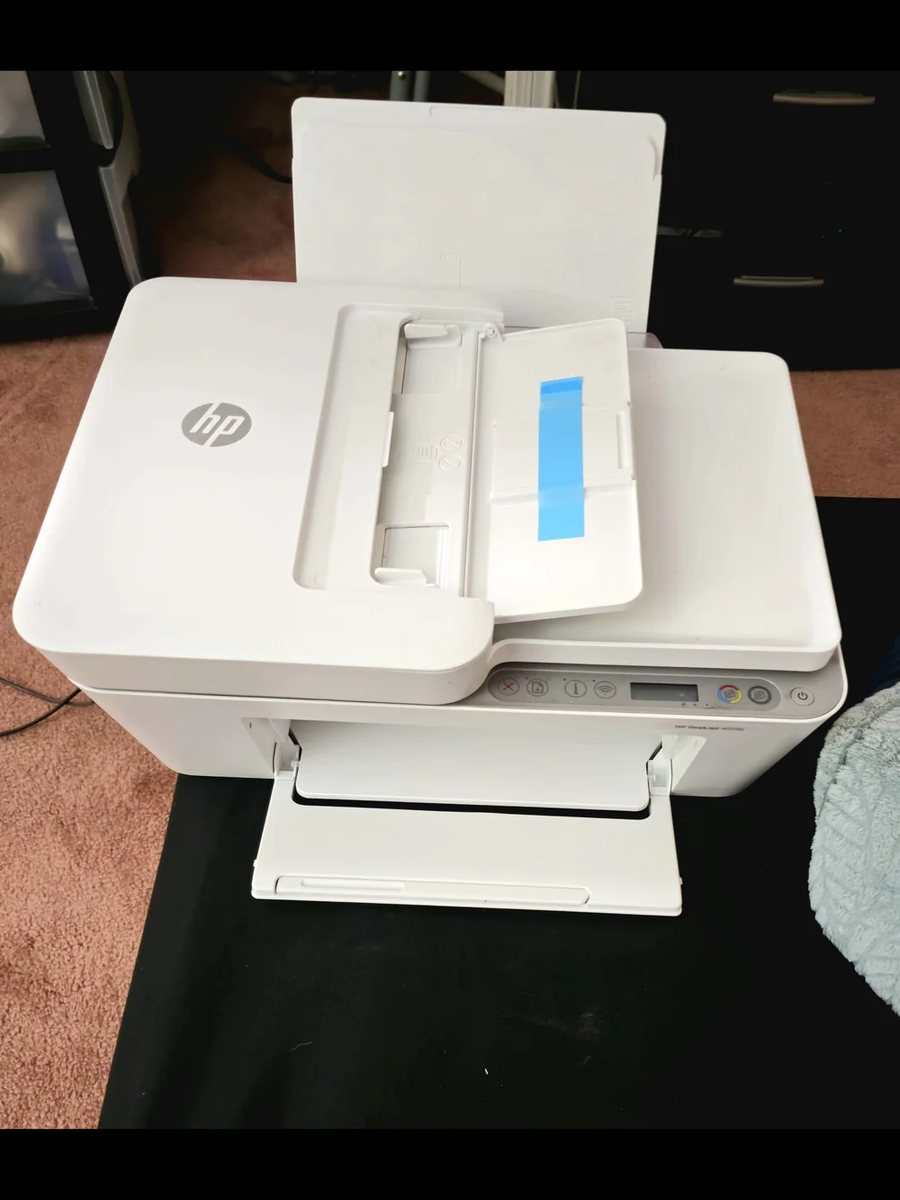 AI-enabled HP DeskJet 4255e Wireless Color Inkjet Printer, Scanner, Copier